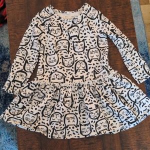 Tucker + Tate cat ruffle hem dress